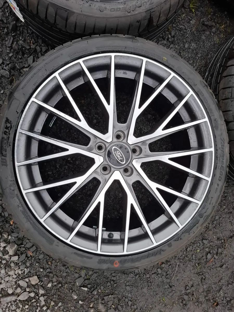 19" Ford Alloys with tyres - Image 1