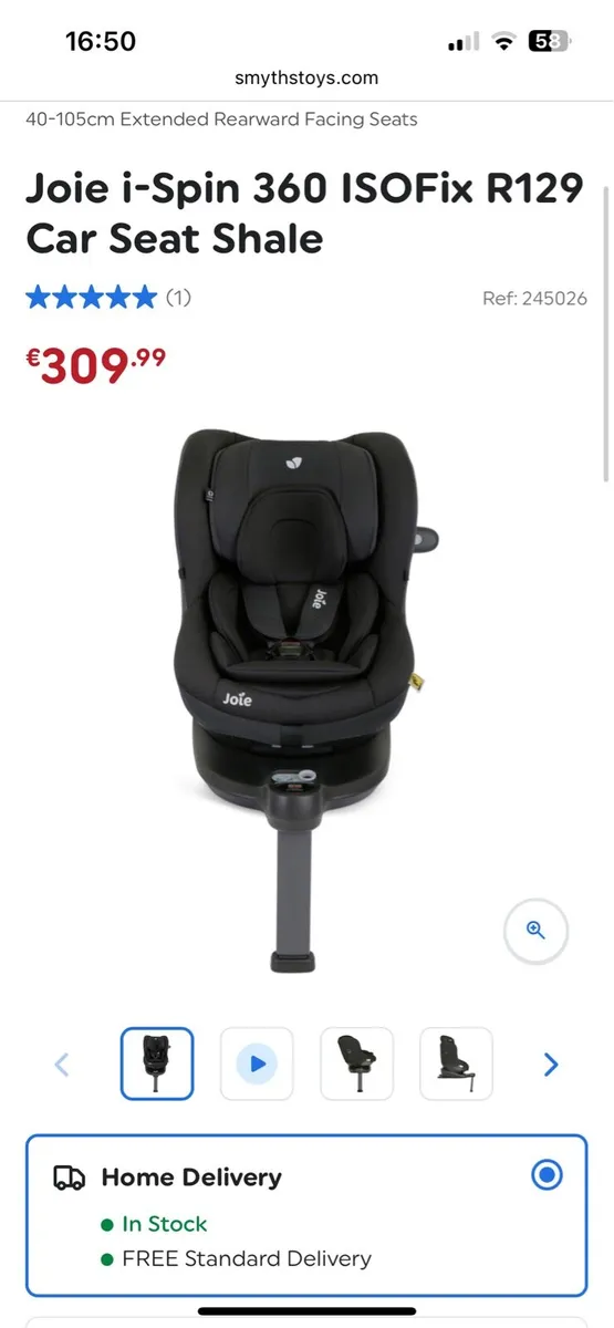 Joie 360 car seat - Image 4