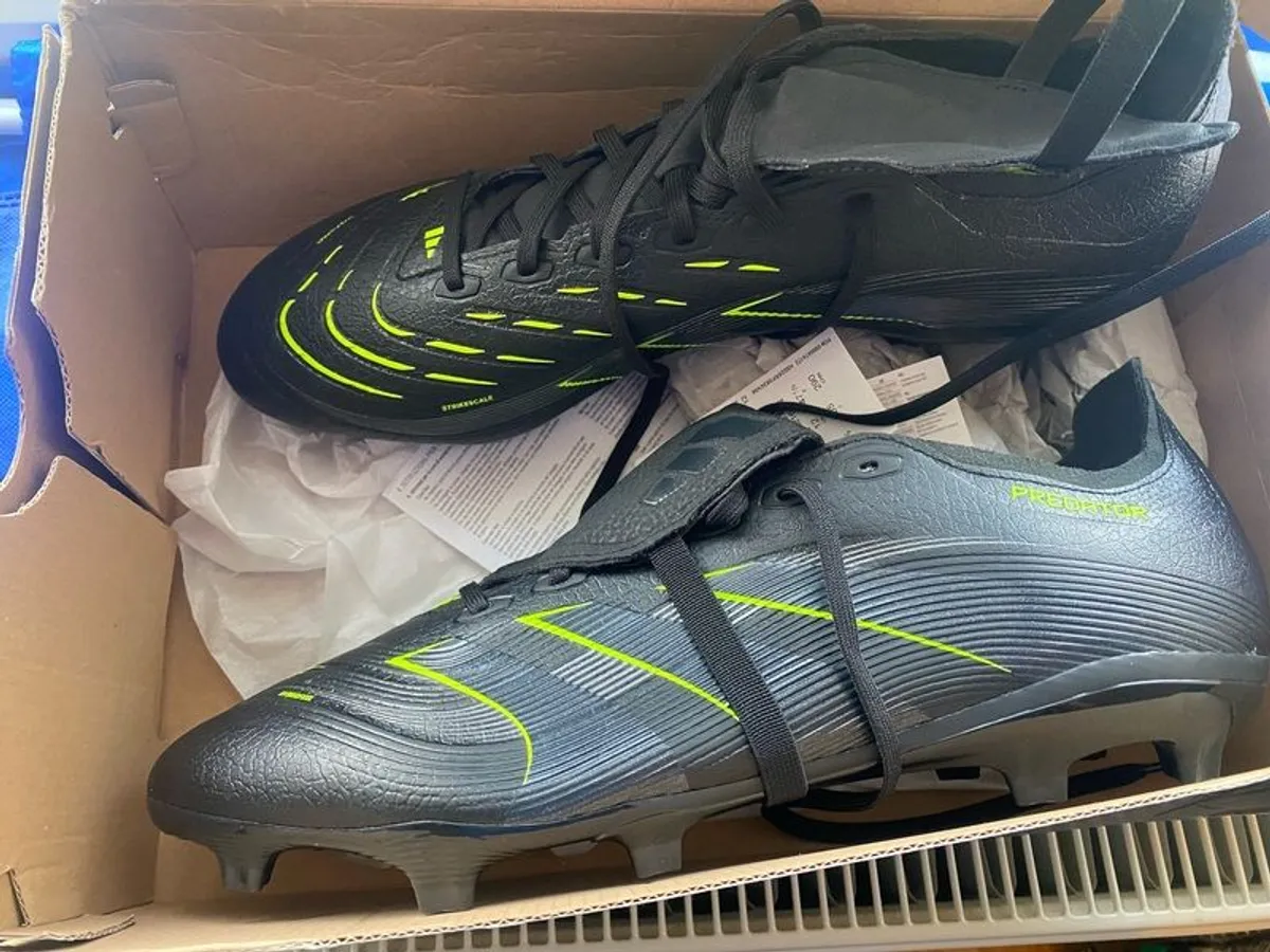 Adidas Predator Football Boots Size 12. New, tags on - Image 2