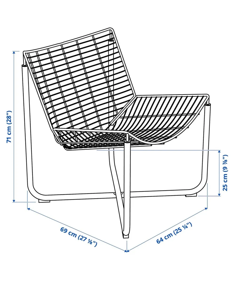 Armchair black, IKEA as new - Image 3
