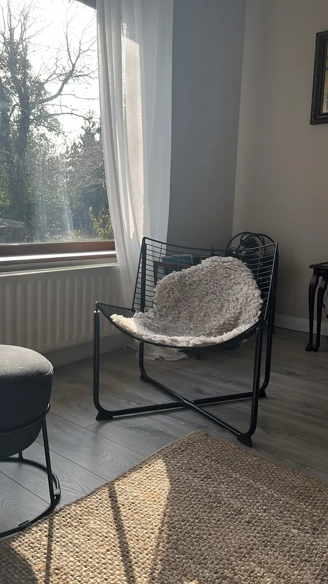 Armchair black, IKEA as new - Image 1