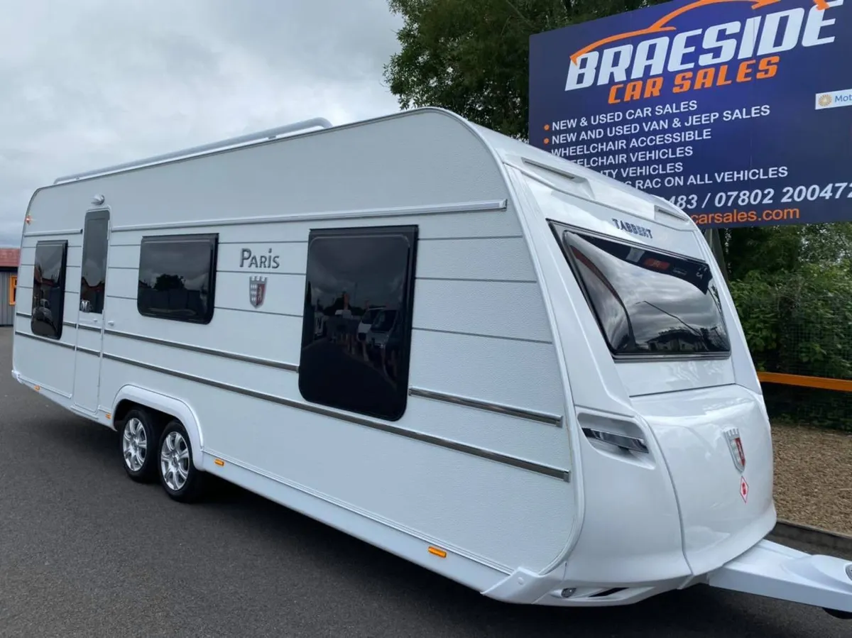 2021 TABBERT PARIS 640 5/6 BERTH LUXURY CARAVAN!! - Image 1