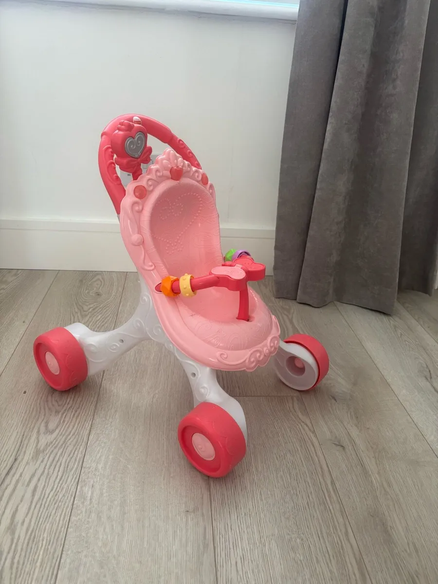 Fisher price pram and doll - Image 2