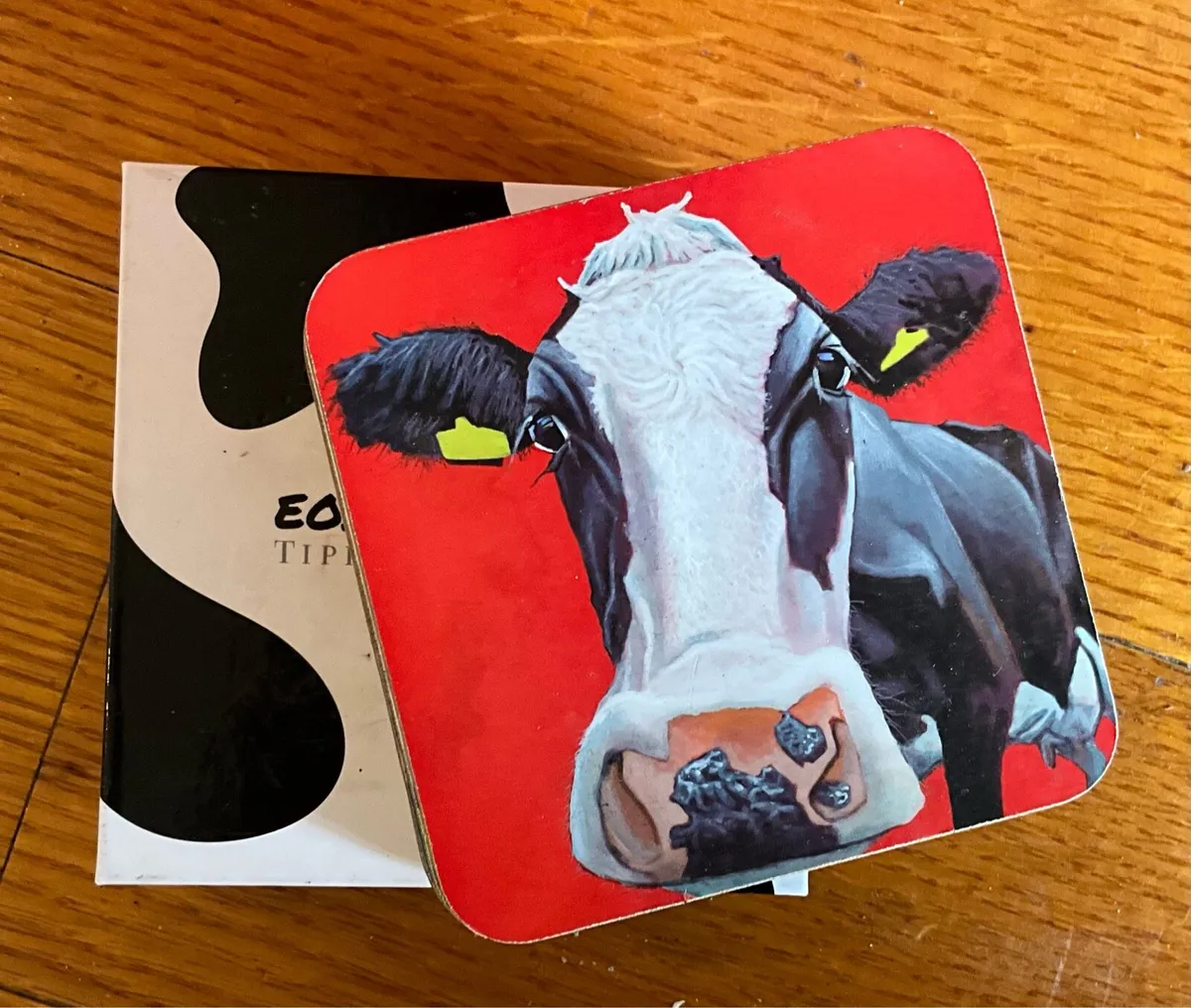 Canvas Cow,Print with Set of Erin O’Connor Mats - Image 4