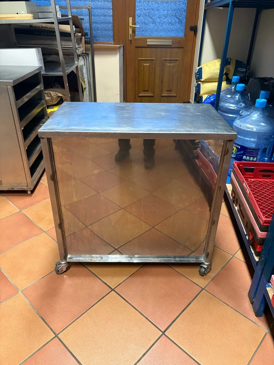 Stainless steel catering trolley - Image 4