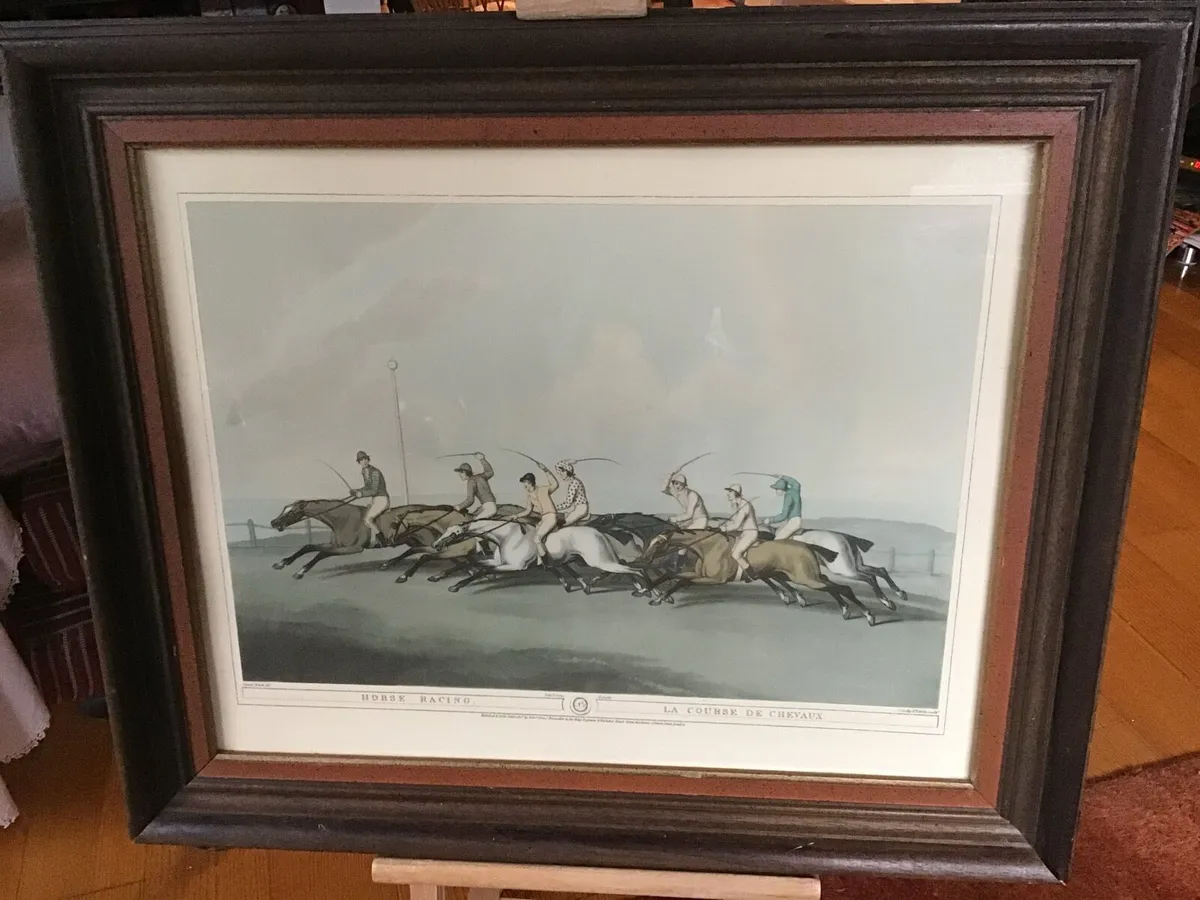 Horse racing or La Course De Chevaux.Vintage Rare - Image 1