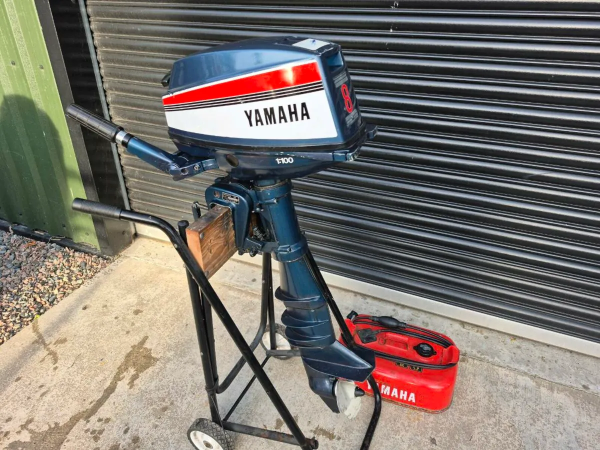 Yamaha 8hp longshaft boat outboard motor 2 stroke - Image 1