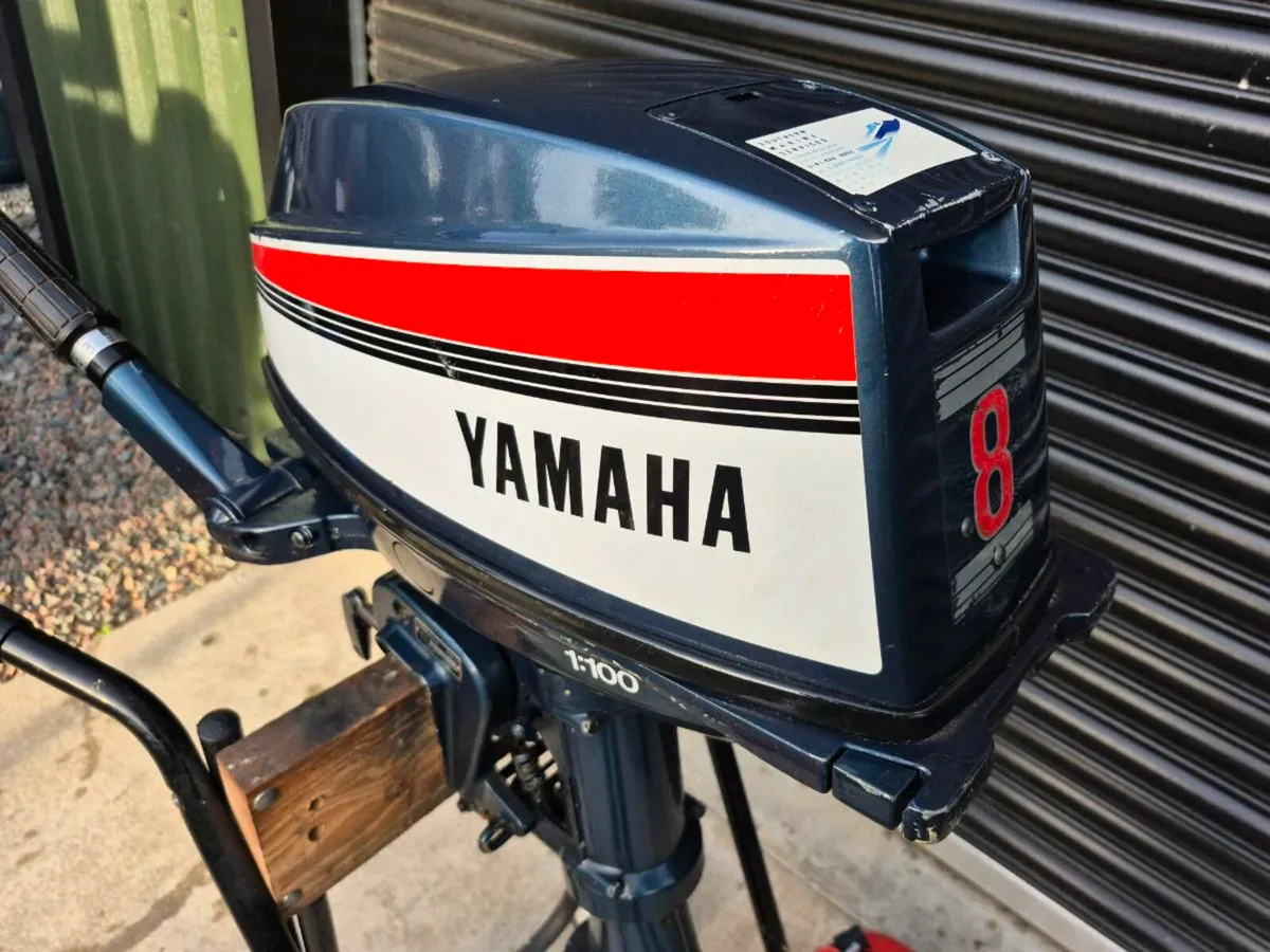 Yamaha 8hp longshaft boat outboard motor 2 stroke - Image 2