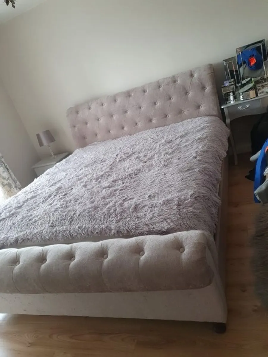 super king bed frame only - Image 1