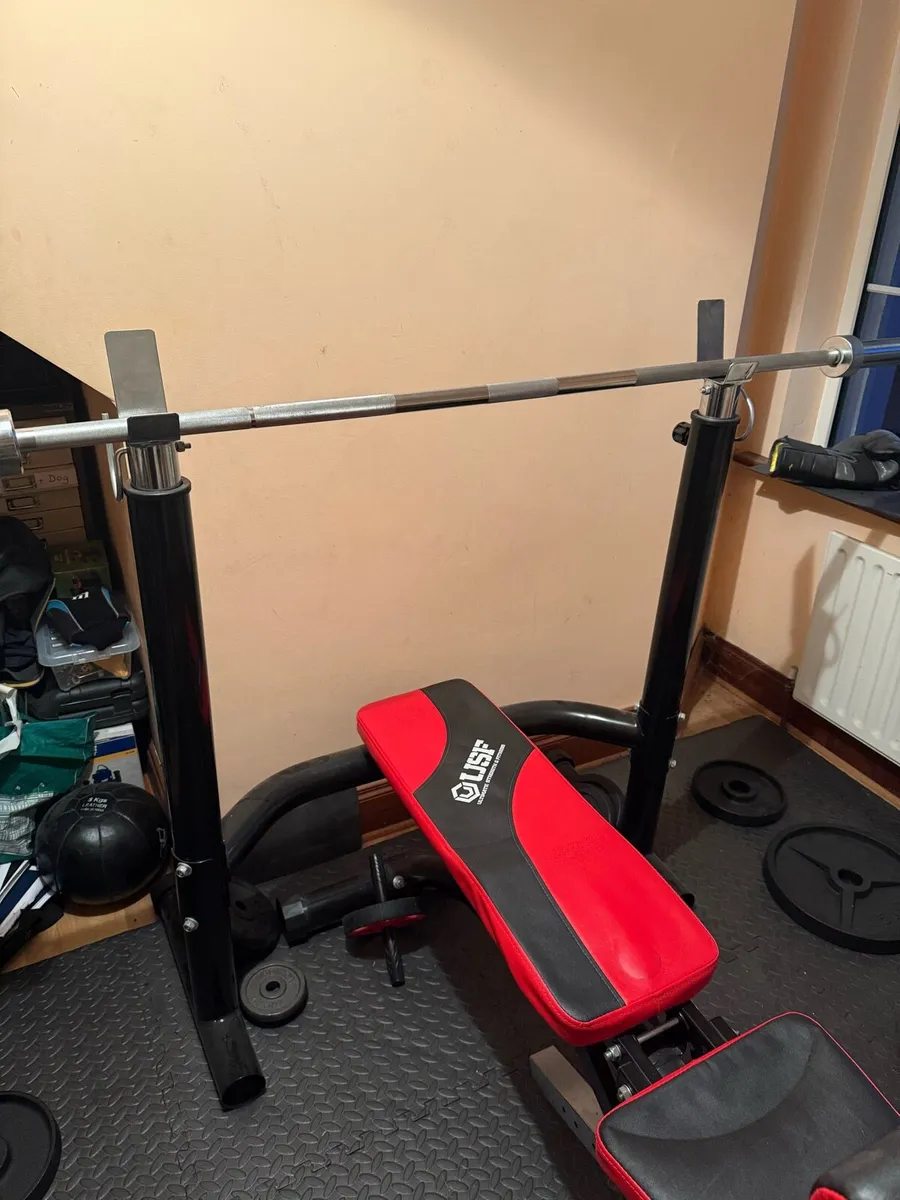 Bench Press and Barbell - Image 2