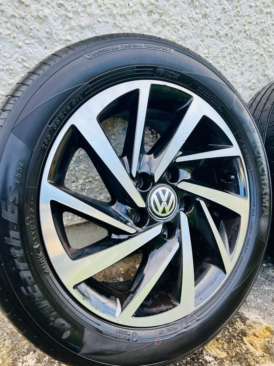 16 vw golf alloys (premium tyres) - Image 2