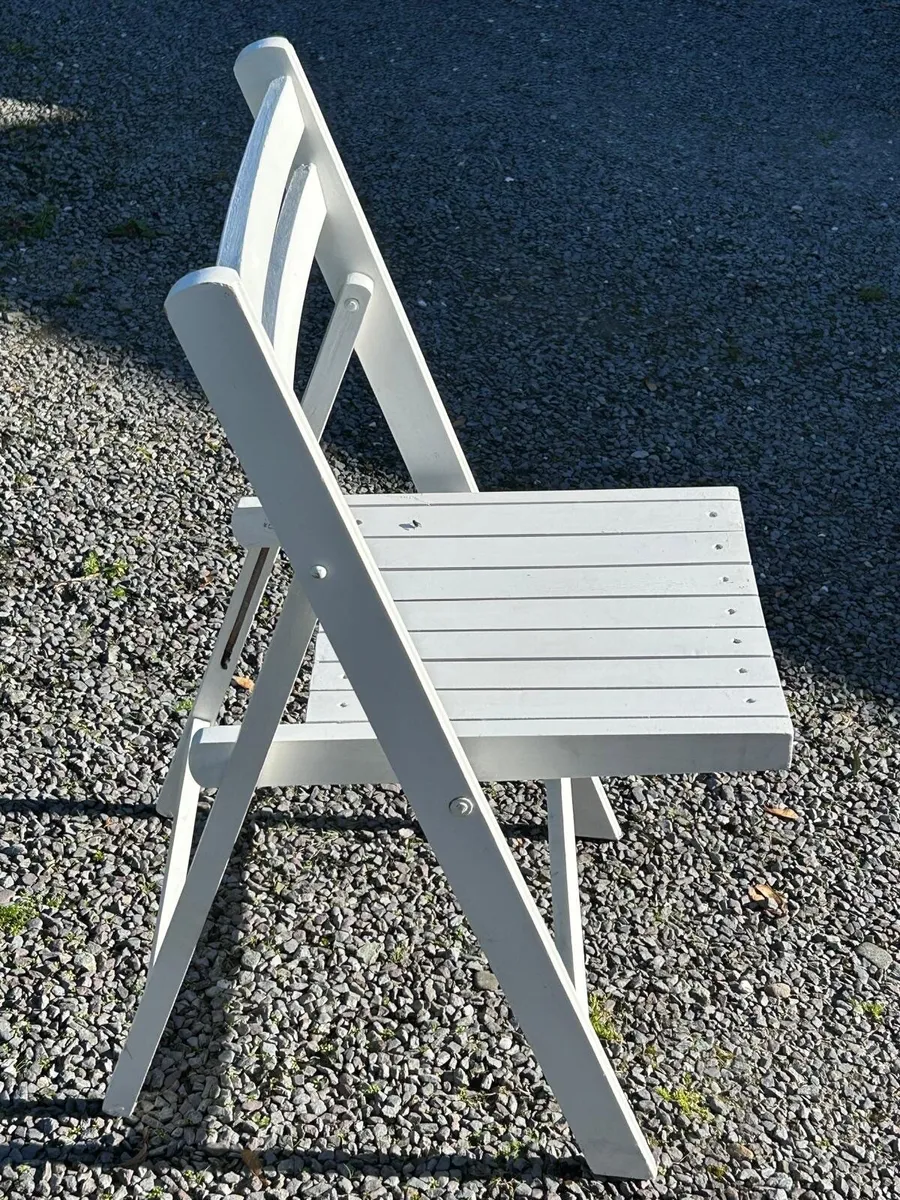 Folding wooden chair - Image 2
