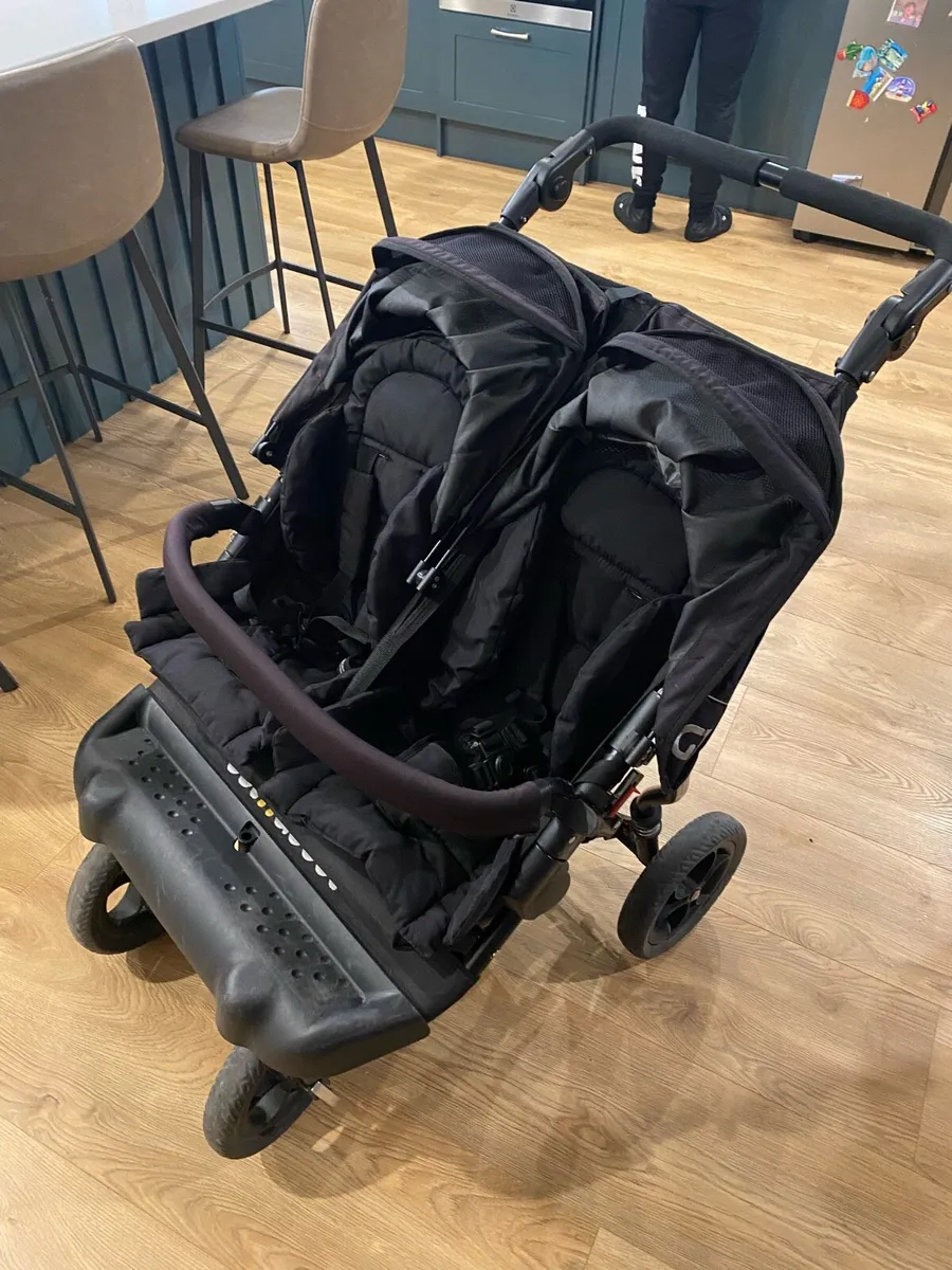 Out &About GT Double Buggy with Rain Cover - Image 1