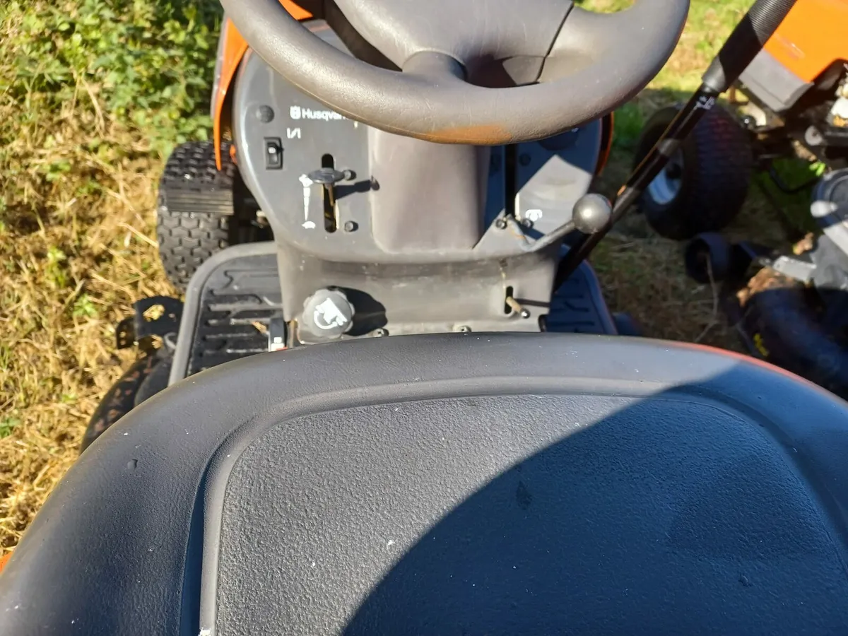 Husqvarna ride on mower Delivery available - Image 4