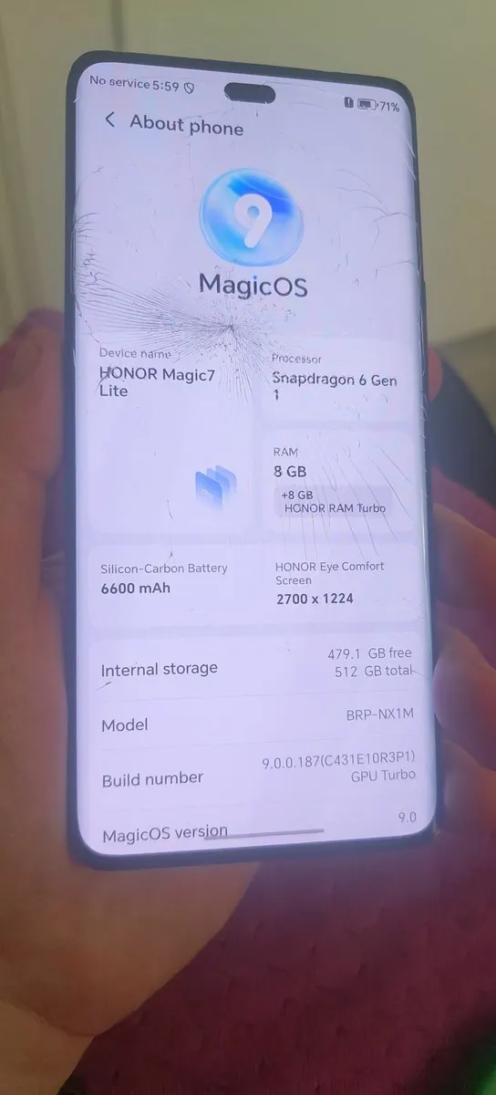 Honor magic  7 Lite  512GB Ram 8+8GB unlocked - Image 3