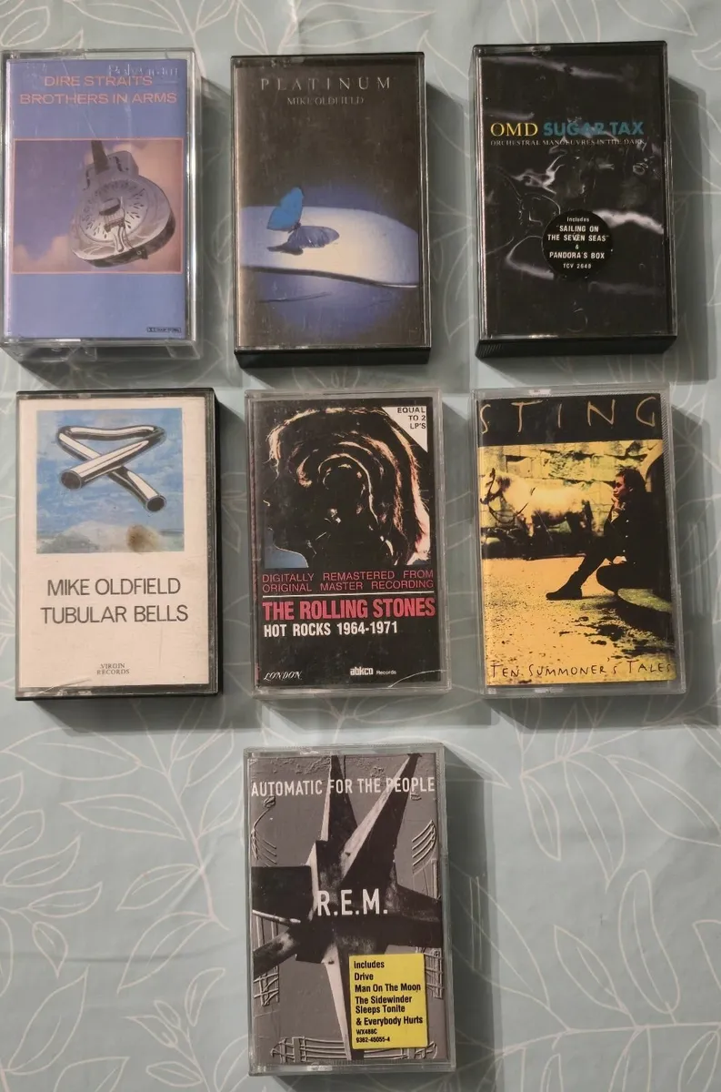 RARE TAPE CASETTE  OMD MIKE OLDFIELD  DIRE STRAITS - Image 1