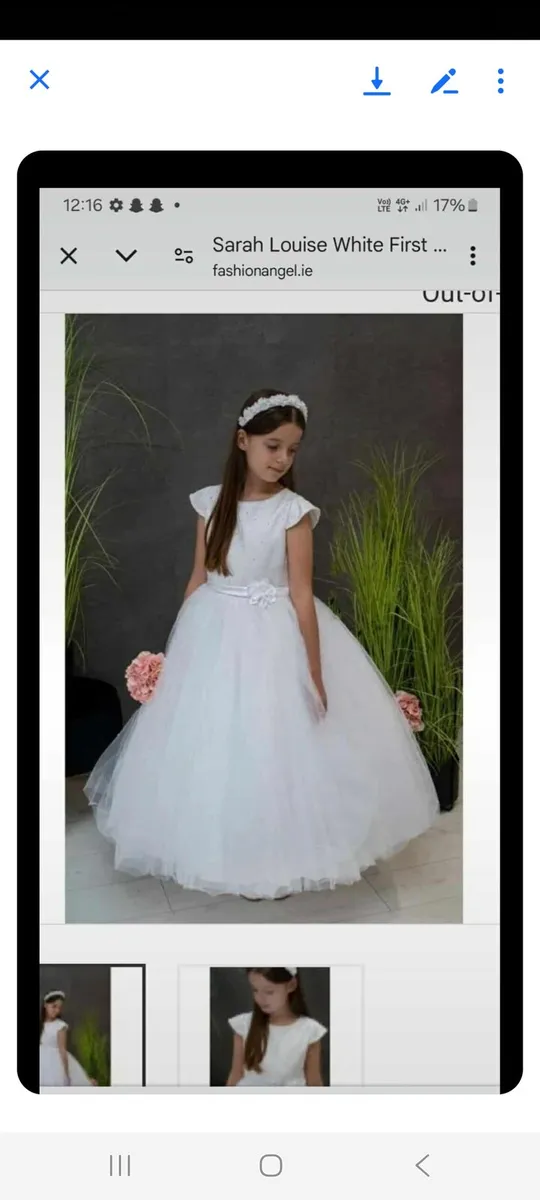 Communion dress sarah louise - Image 1