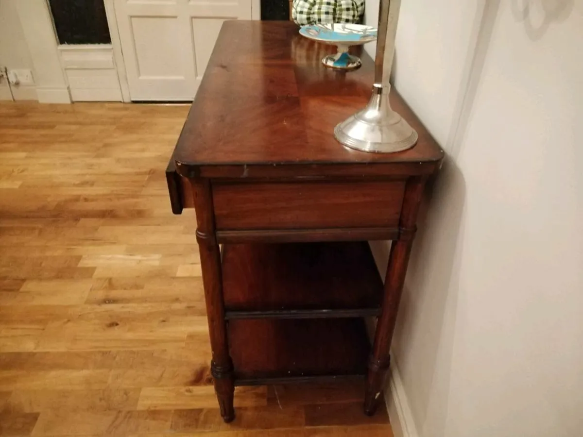 Console table with shelves - Image 4