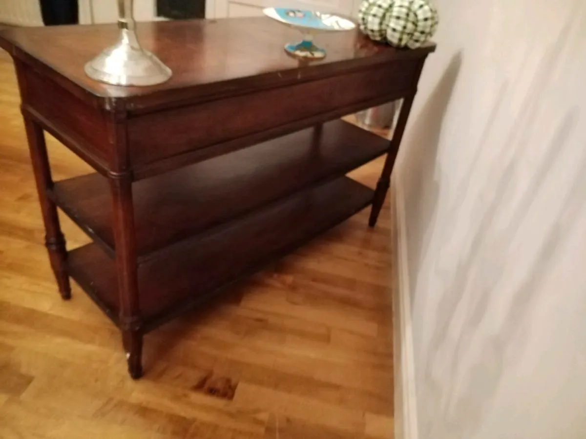 Console table with shelves - Image 3