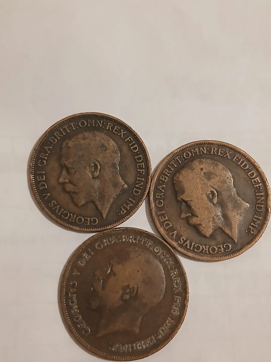 1915/16/17 one penny coin - Image 2