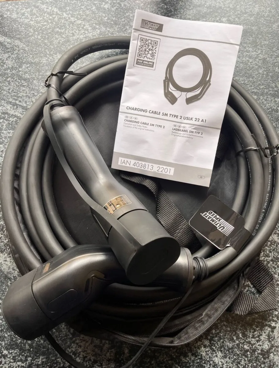 Electric car charging cable Ultimate speed uslk22a - Image 1