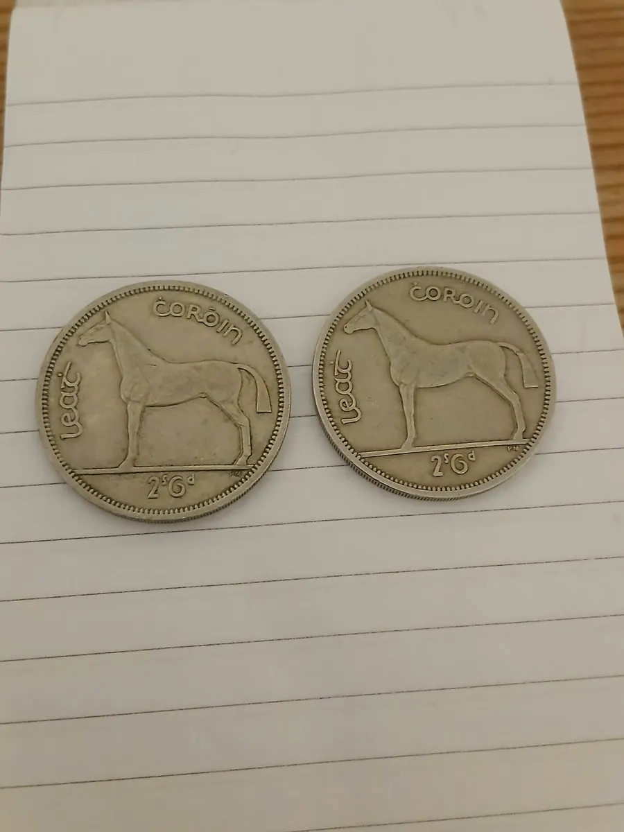 2s6d leat irish coin - Image 1