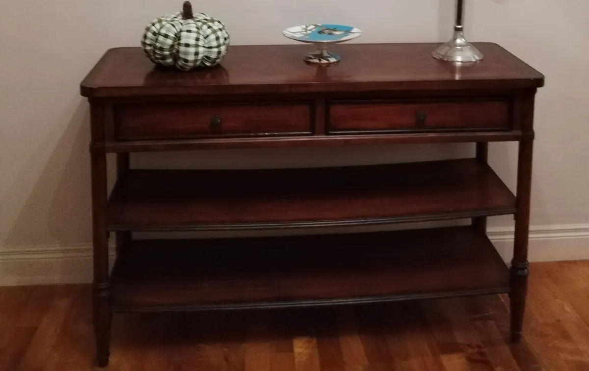 Console table with shelves - Image 1