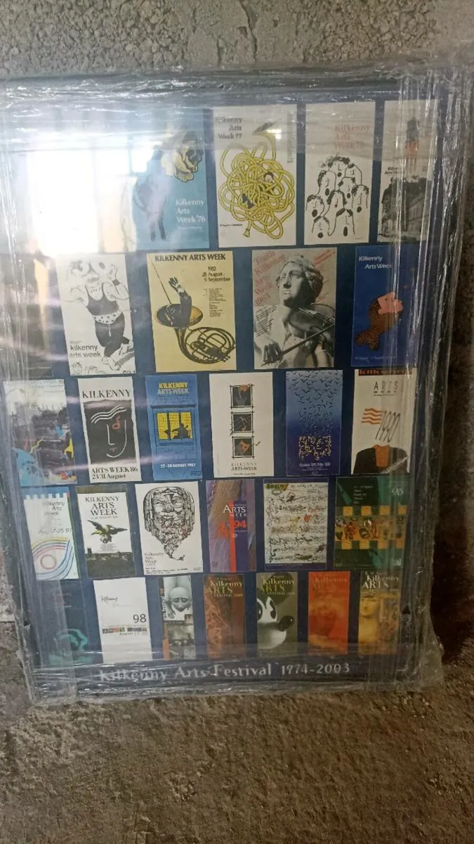 Kilkenny art festival print in frame
