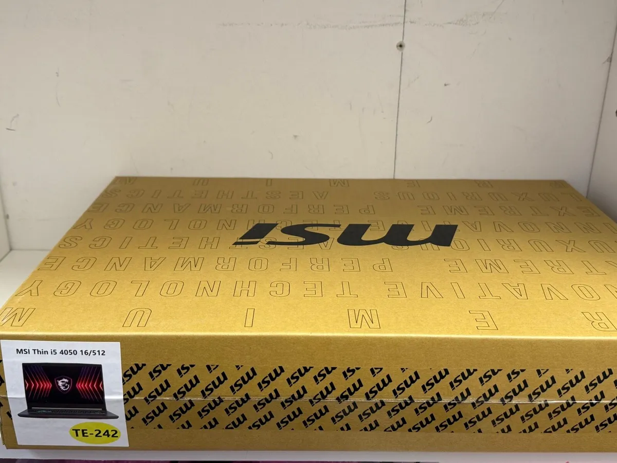 MSI Gaming Laptop – 15.6” – Brand New - Image 1