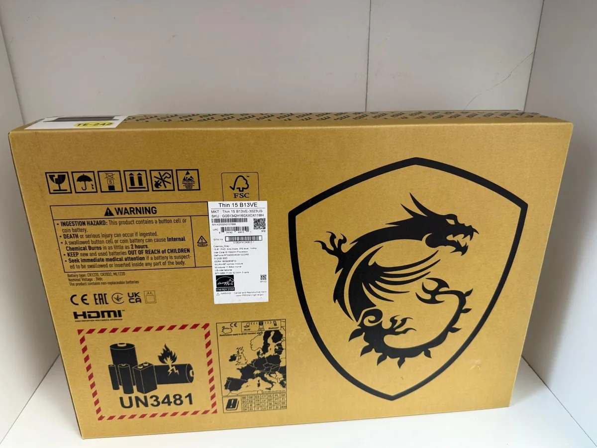 MSI Gaming Laptop – 15.6” – Brand New - Image 3