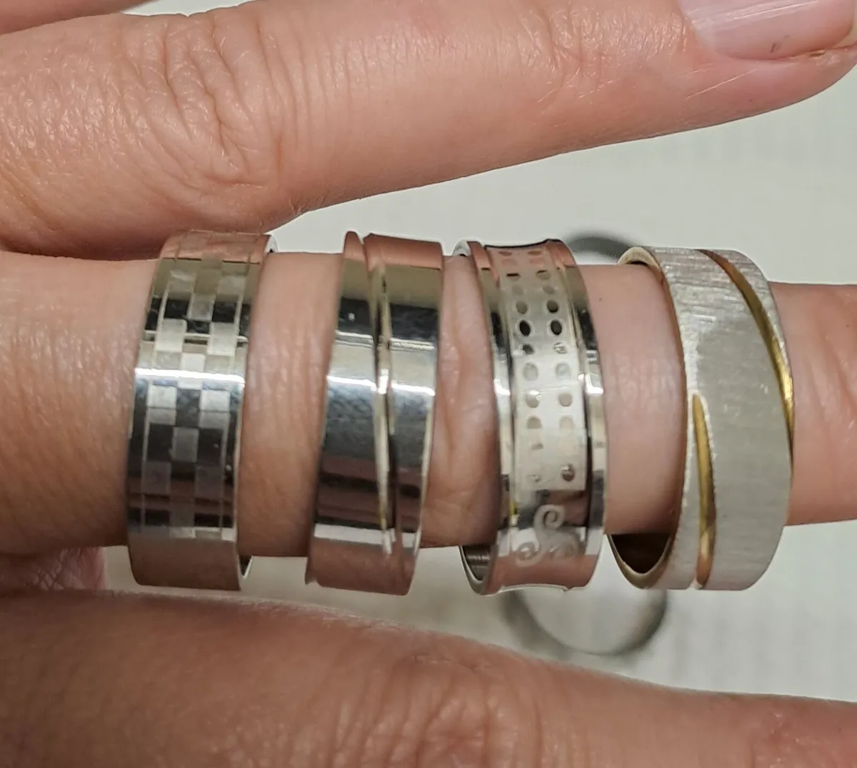 Job lot of 11 rings for men - Image 2
