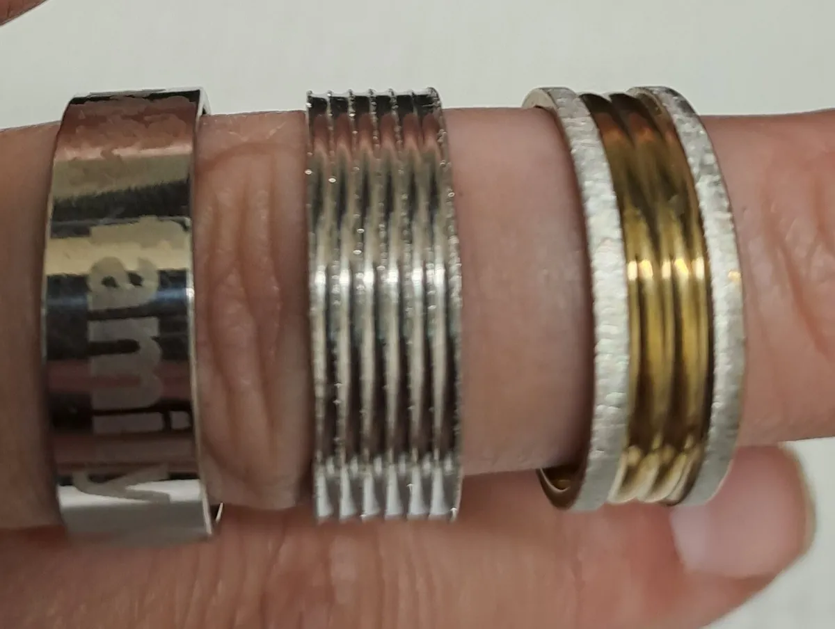 Job lot of 11 rings for men - Image 4