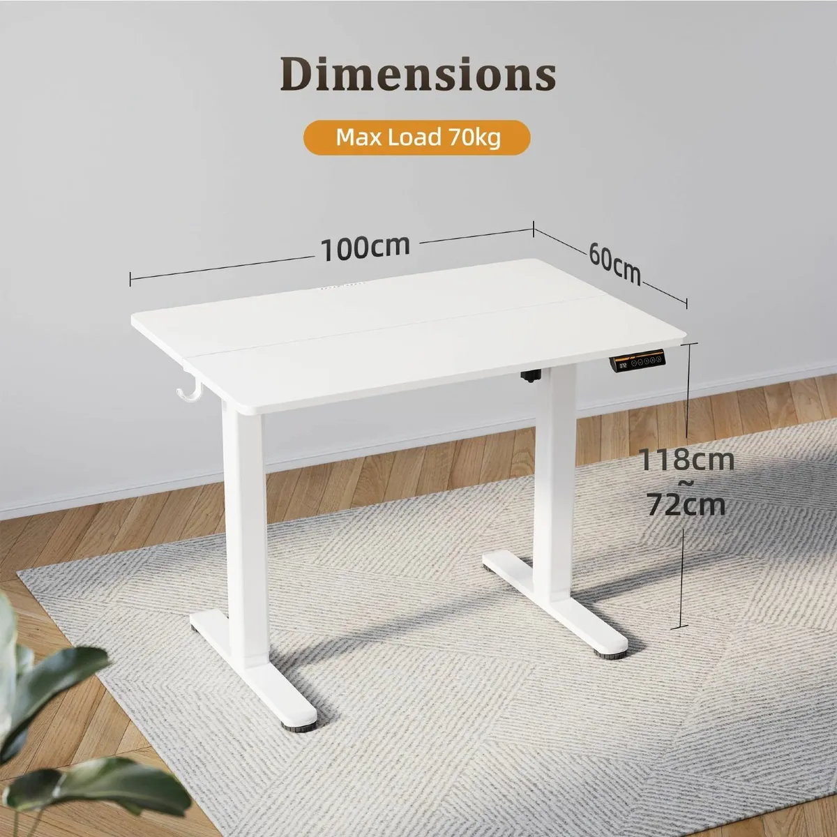 Electric Standing Desk Adjustable Height Stand up - Image 3