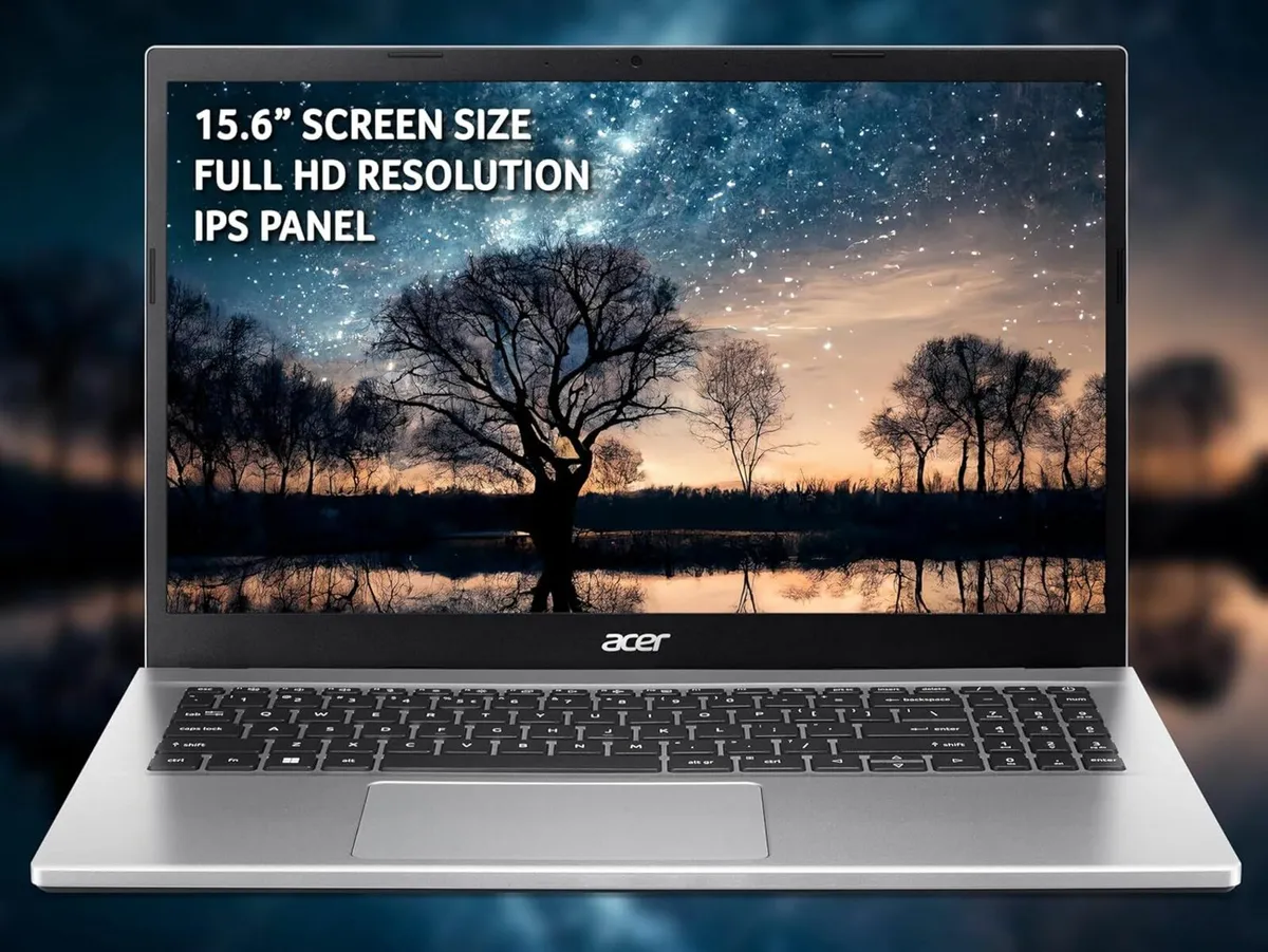 Silver Acer 3 Laptop. 15.6-inch FHD, Windows 11 - Image 3