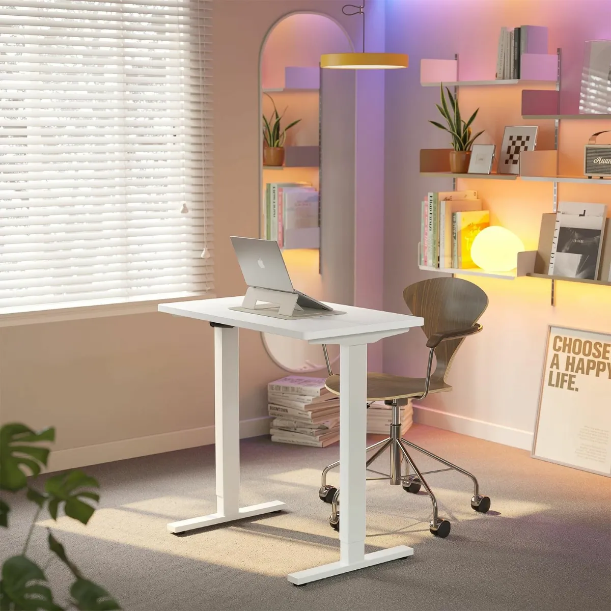 80 cm Electric Standing Desk Adjustable Height 4 M - Image 1