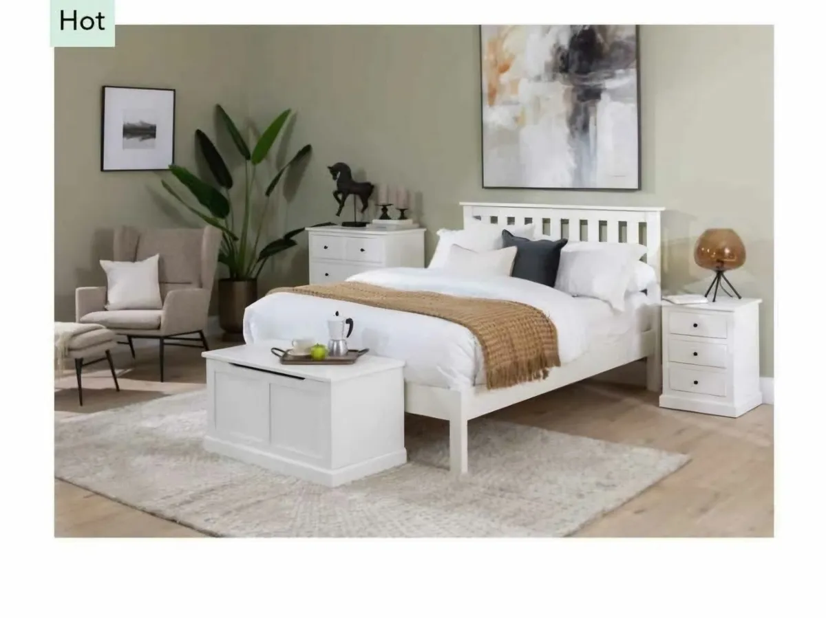 Bed frame and mattress - Image 1