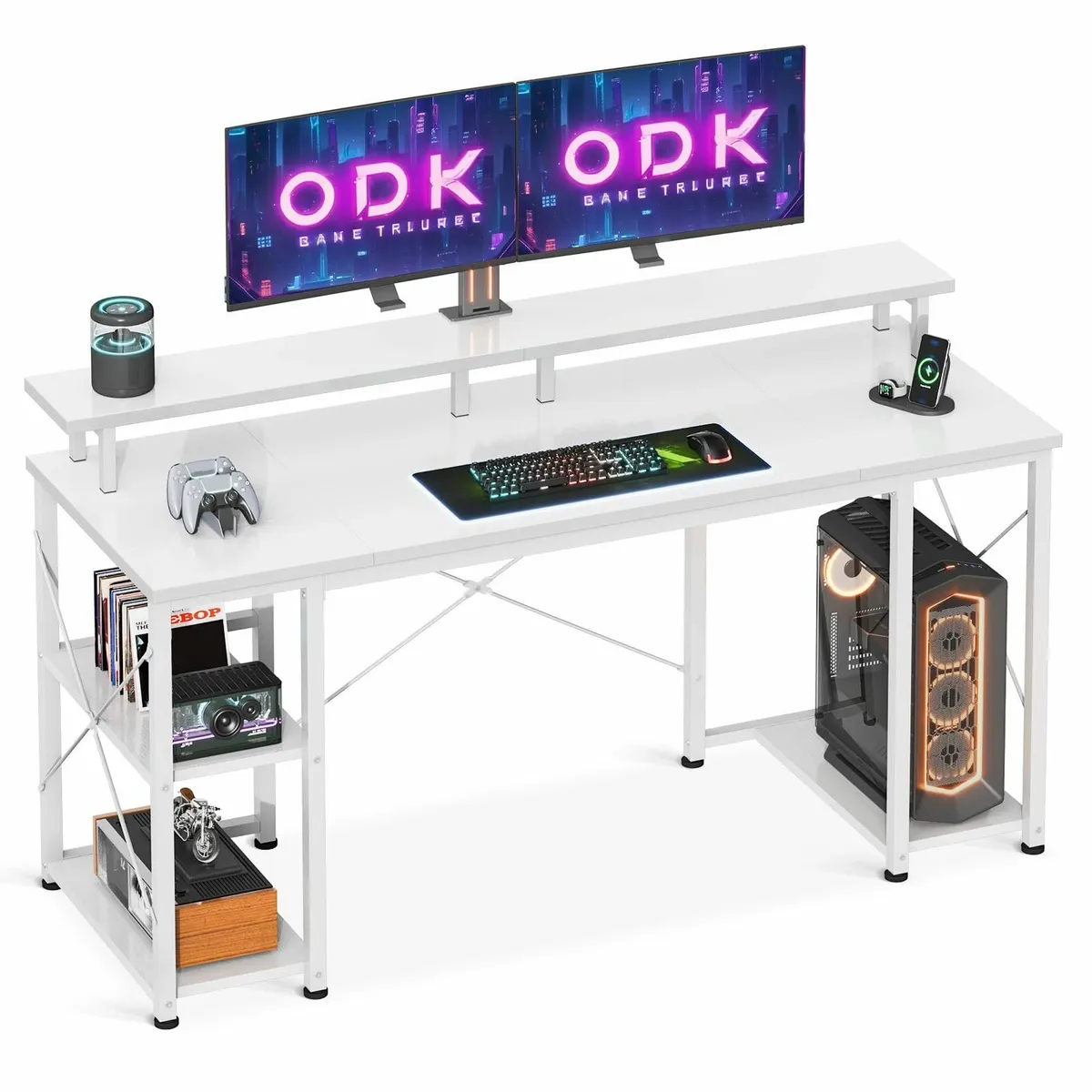 Computer Desk Monitor Stand 120 x 50 cm Office Sto - Image 1