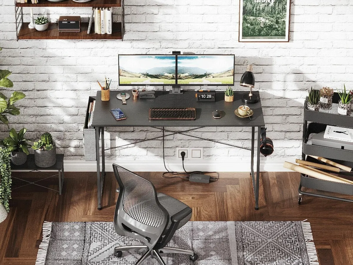 Computer Desk 120 x 48 cm Home Office Simple Moder - Image 4