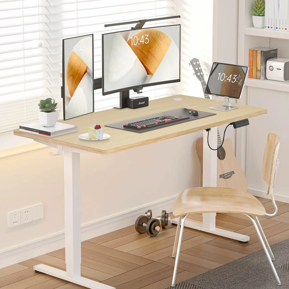 Electric Stand Up Desk Sit Height Adjustable for O - Image 2