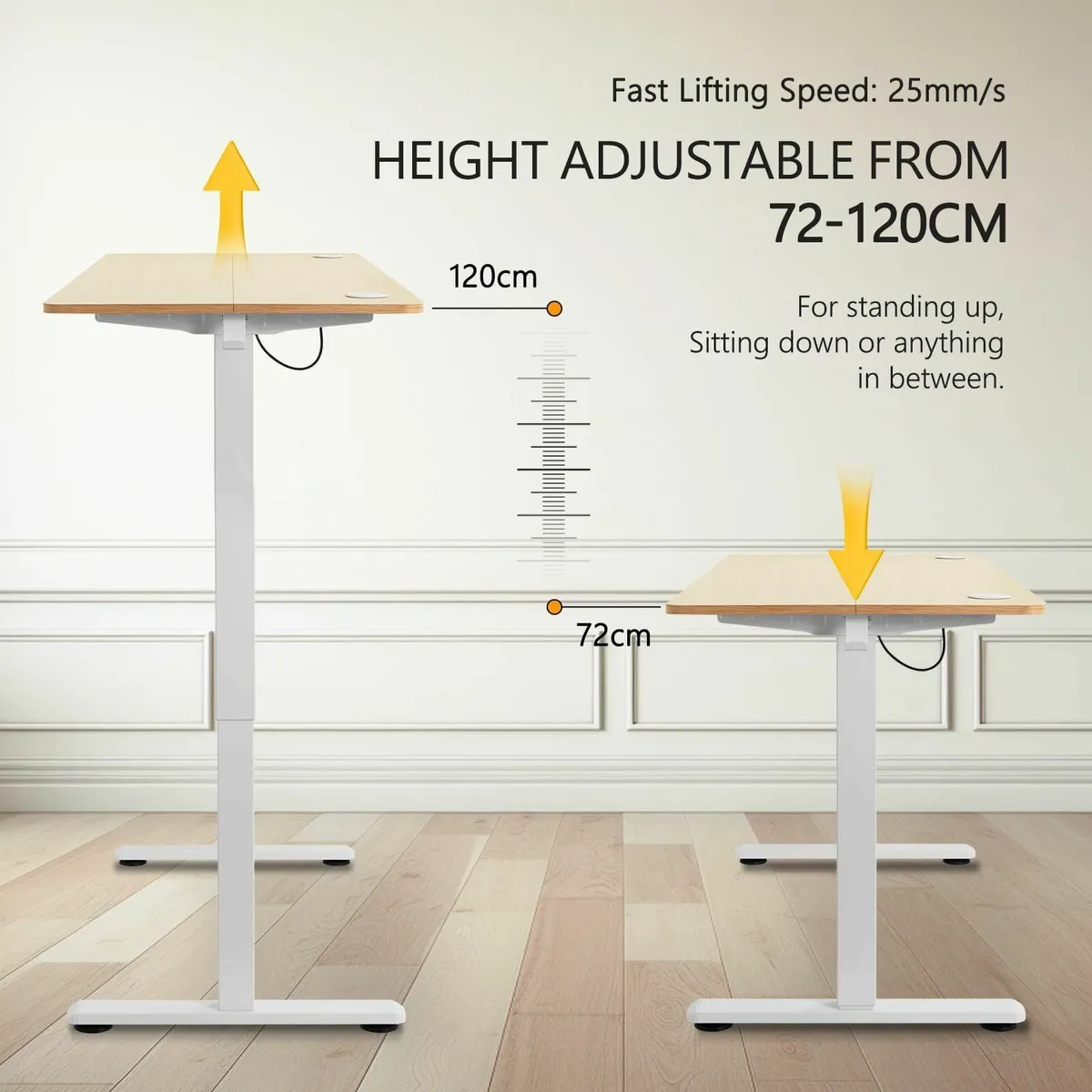 Electric Stand Up Desk Sit Height Adjustable for O - Image 3