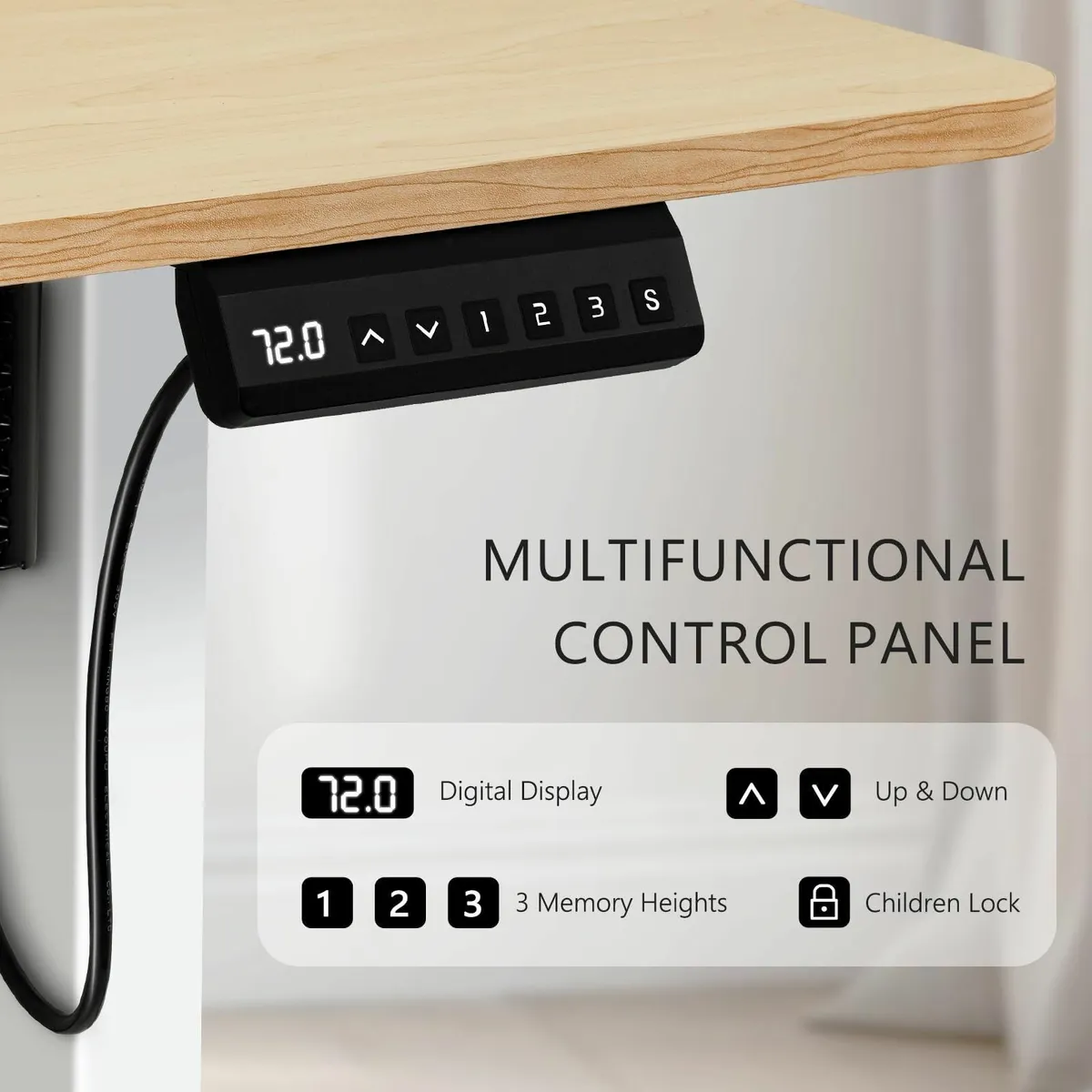 Electric Stand Up Desk Sit Height Adjustable for O - Image 4