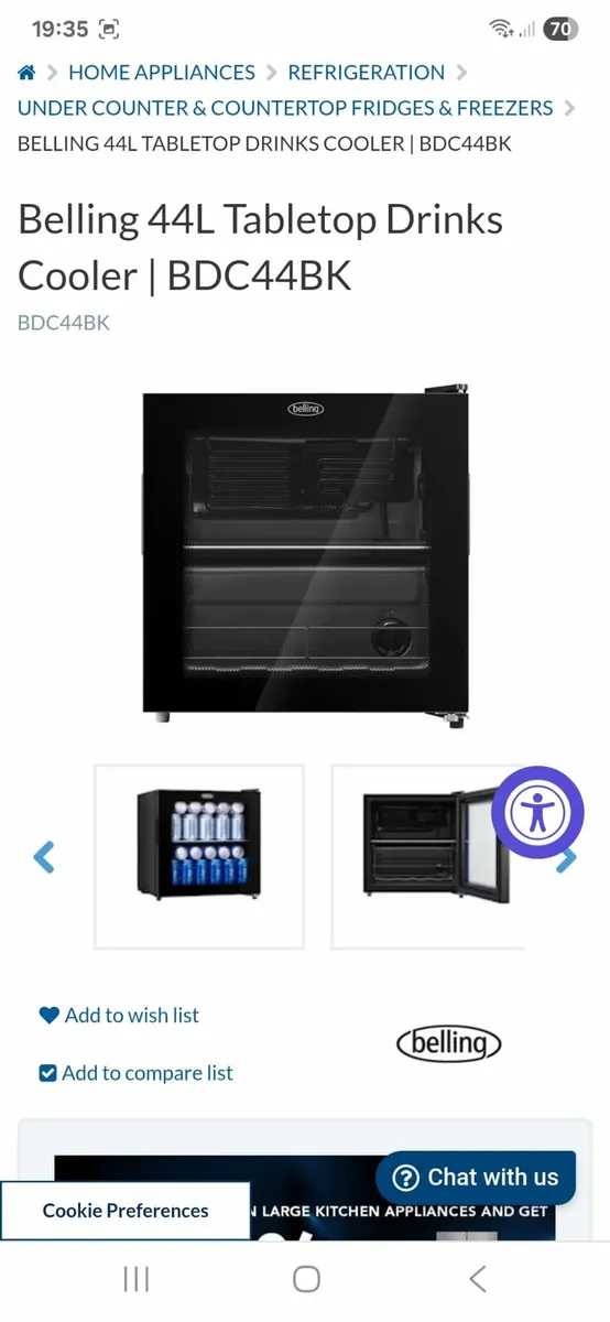 Mini fridge