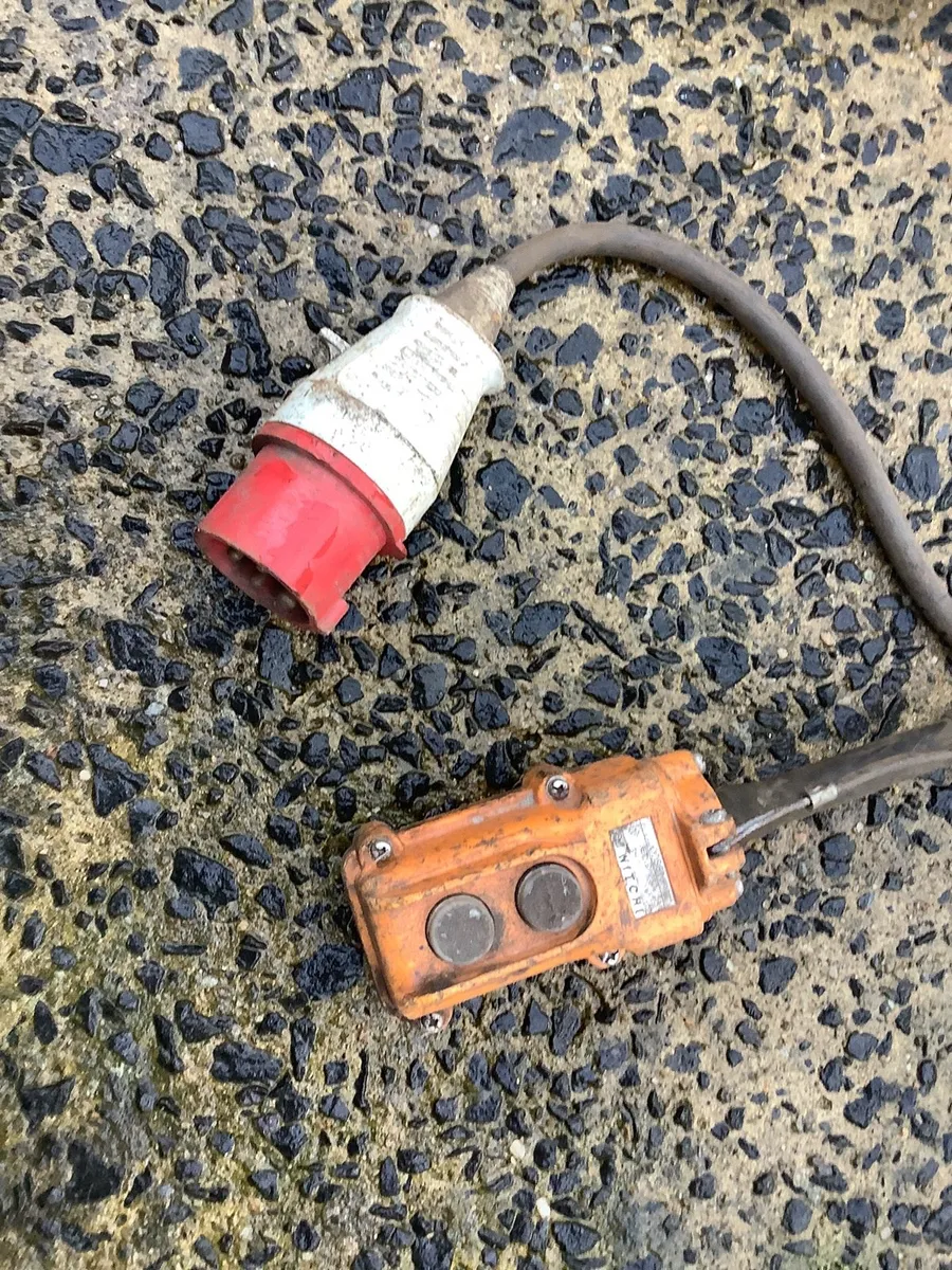 NITCHI ELECTRIC CHAIN HOIST. AIR HOSE. 3TON JACK - Image 4