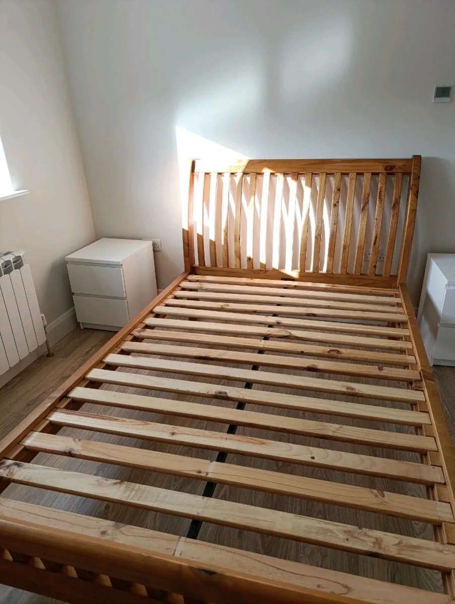 Wooden Double bed - Image 2