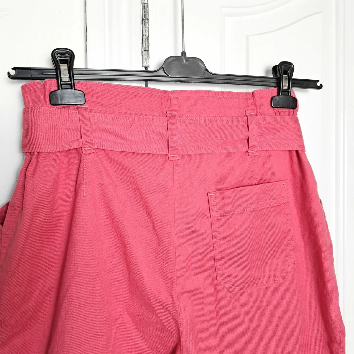 Sezane Hot Pink Arthuro High Waist Trousers 12UK - Image 4