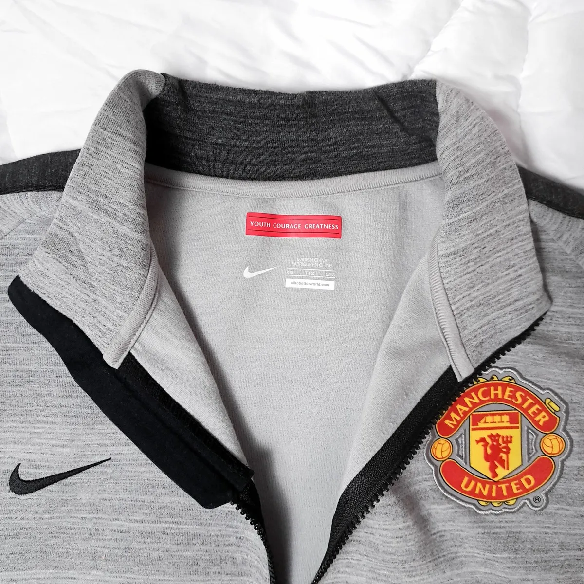 Nike N98 Manchester United 14 15 Fleece Jacket XXL - Image 3