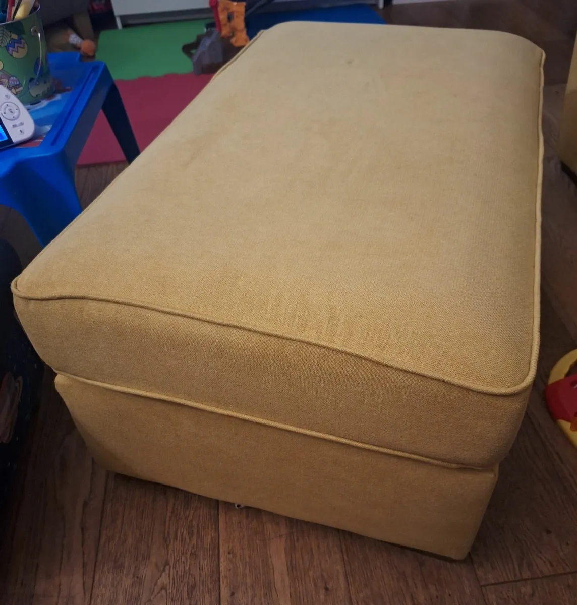 2 Seater sofa and Pouffe - Image 2