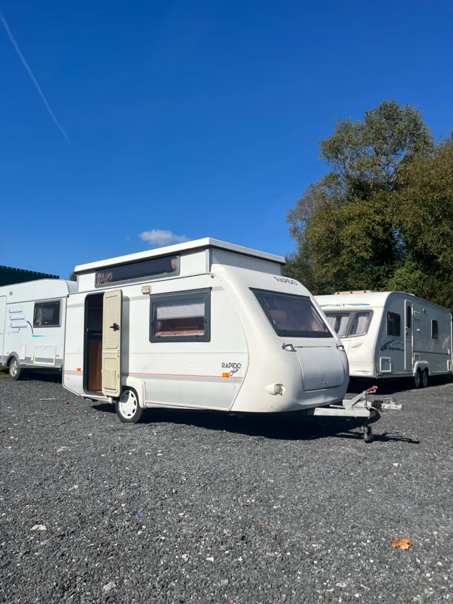 Rapido 2 Berth 700kg Pop Top Rare Caravan - Image 1