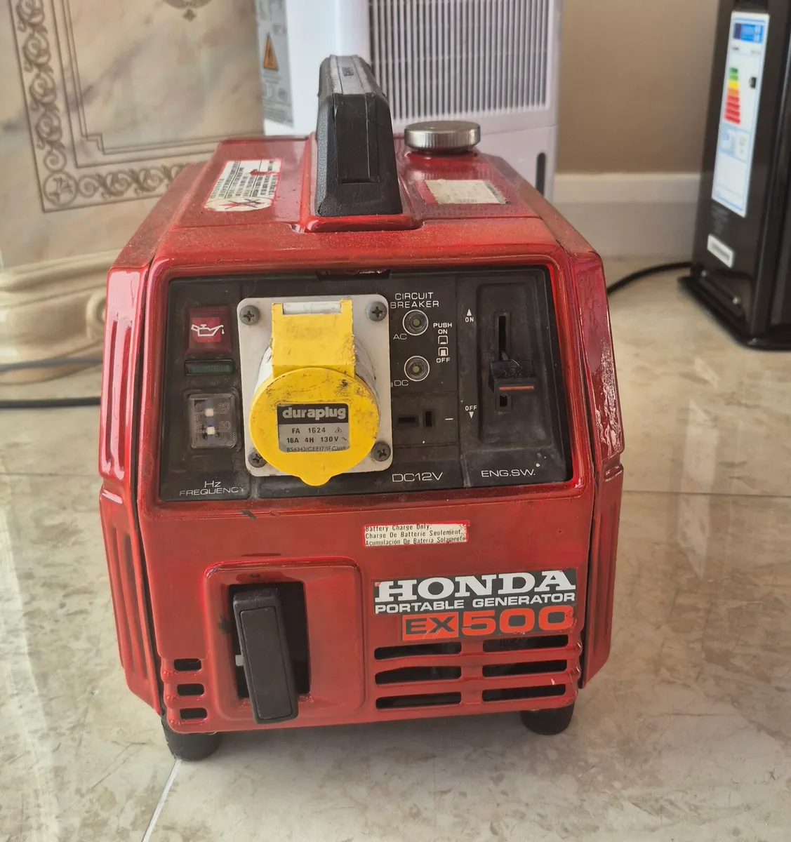 HONDA EX500 PETROL PORTABLE GENERATOR. 110V WORKIN - Image 3