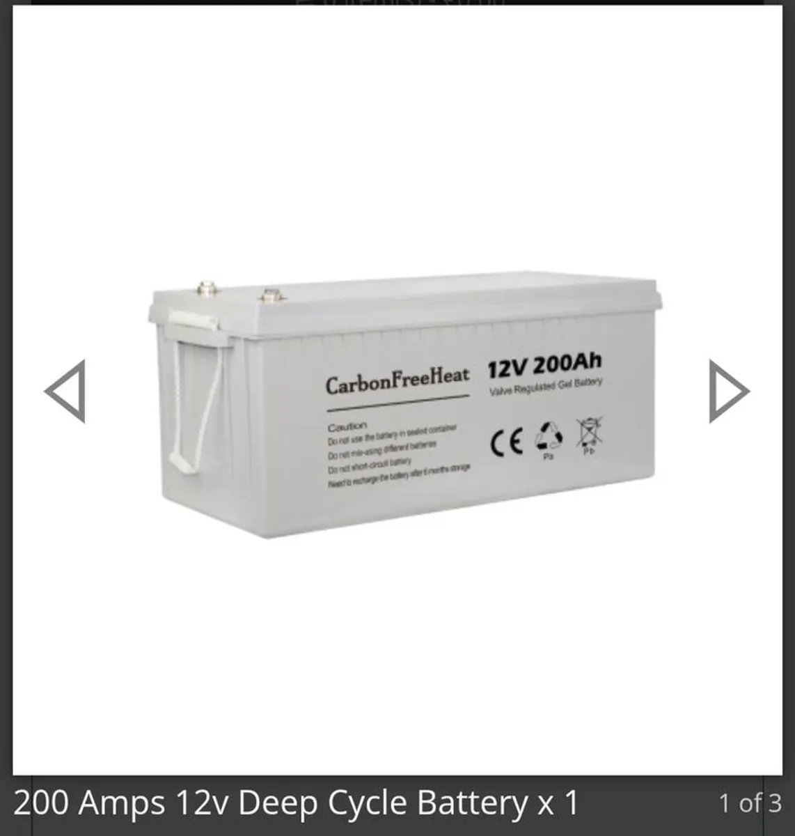 200amp Deep Cycle Batteries